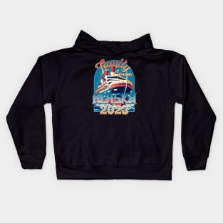 Family Cruise Alaska 2023 Kids Hoodie